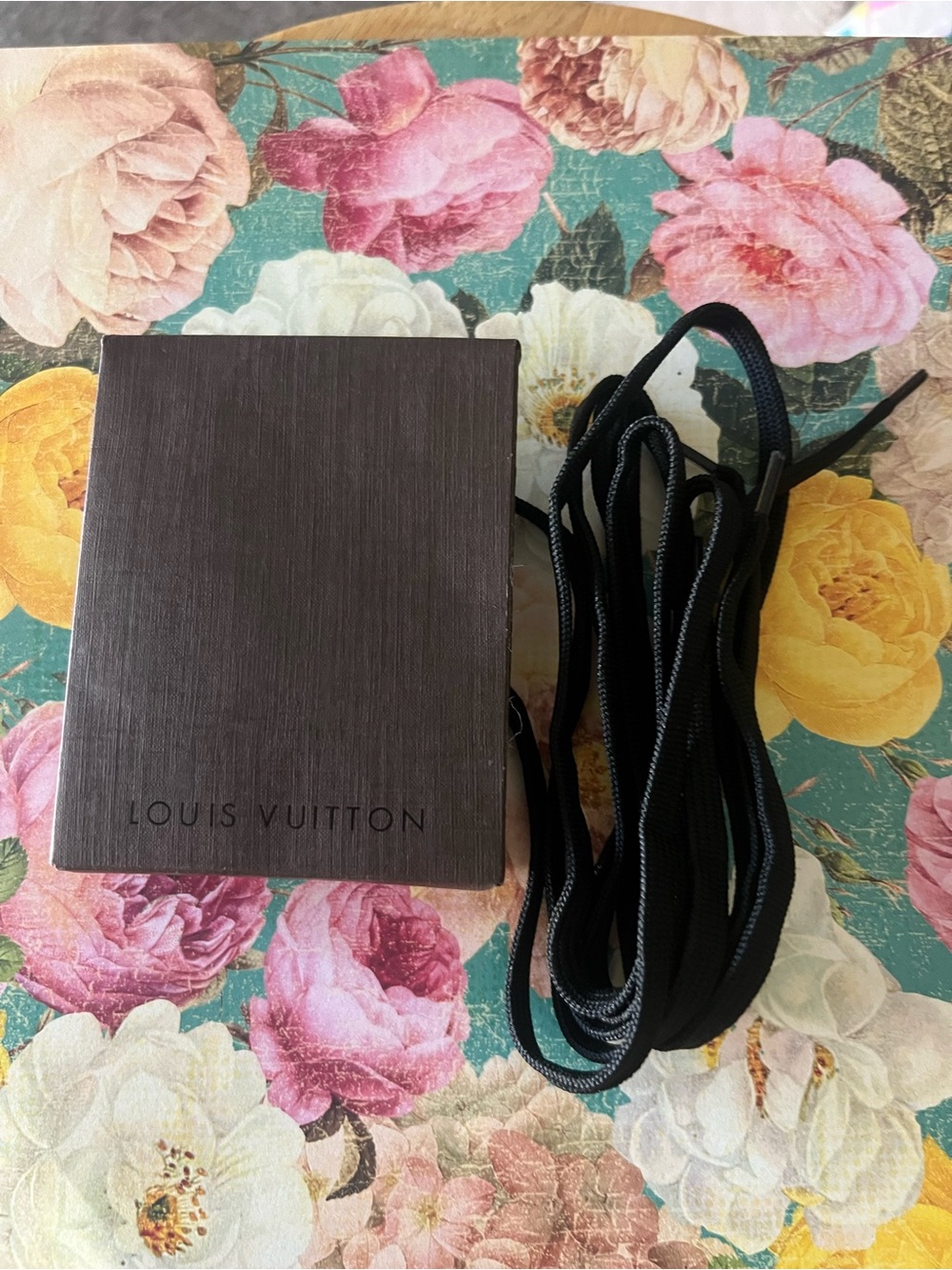 Louis Vuitton Black Leather Cord Laces